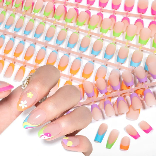 French Style Luminous Nail Tips
