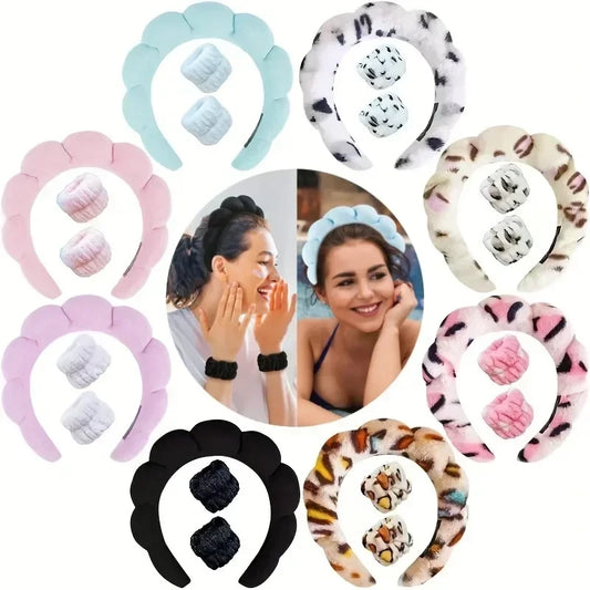 Spa Headband and Wristbands